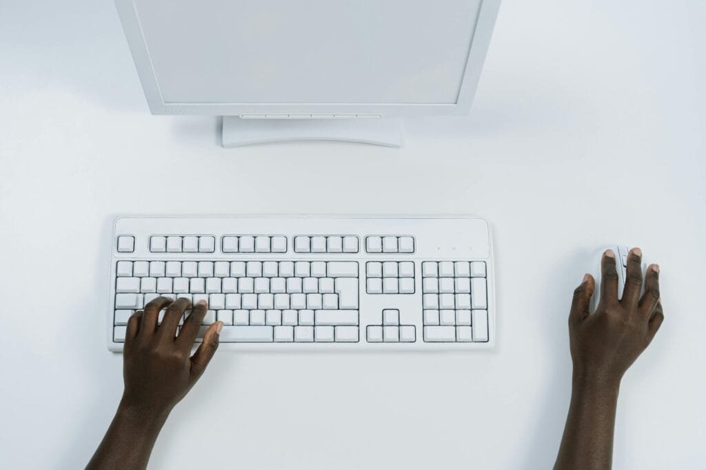 Ergonomic Typing On Proper Sitting Posture